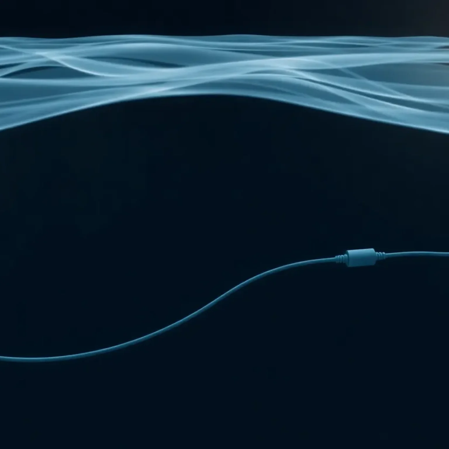 Illustration of a submarine cable in the Black Sea
