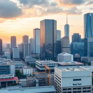 Urban skyline of Georgia symbolizing economic growth and sustainability