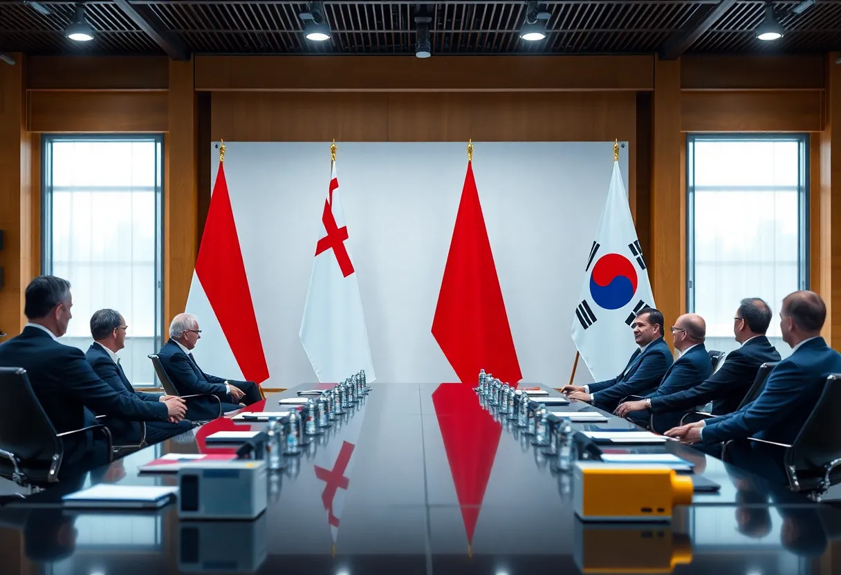 Meeting on economic partnerships between Georgia and Korea
