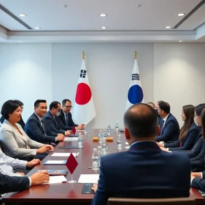 Business meeting focused on Korean investments in Georgia