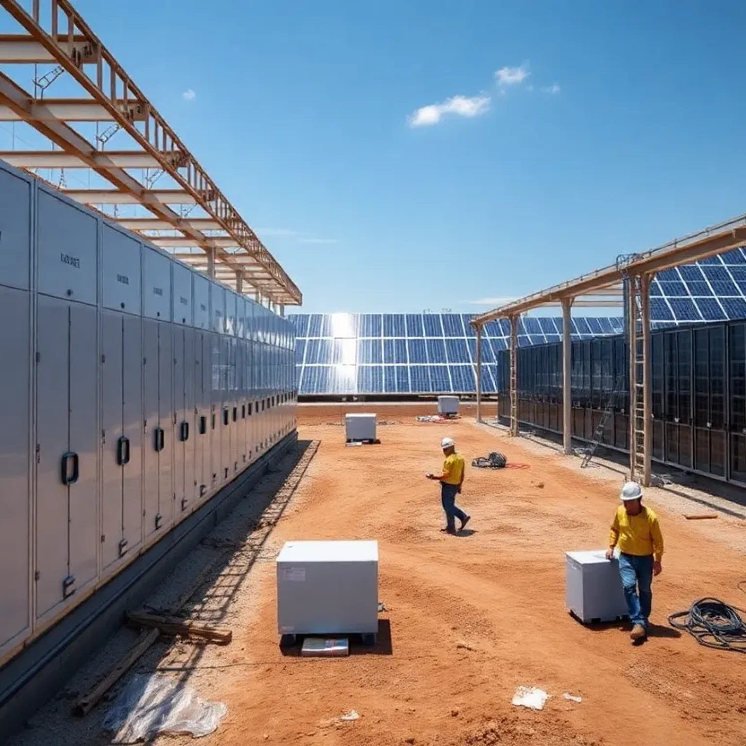 Construction site of Georgia Power's Battery Energy Storage System