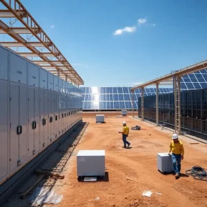 Construction site of Georgia Power's Battery Energy Storage System