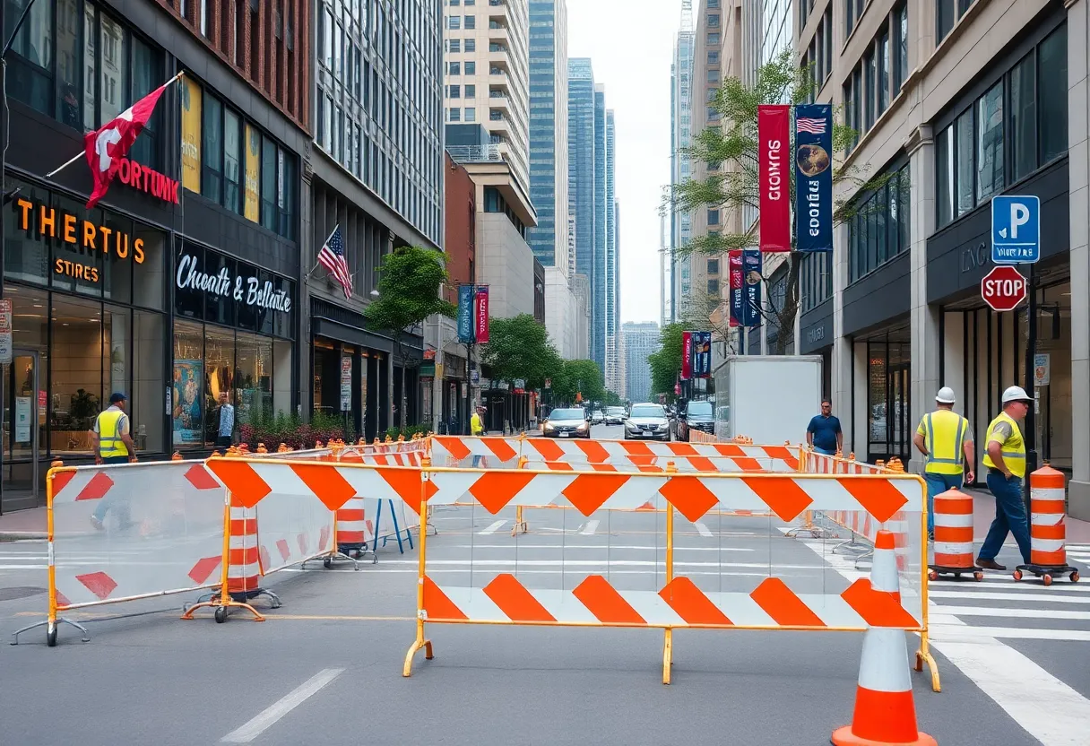 Construction work disrupting businesses in Midtown Atlanta