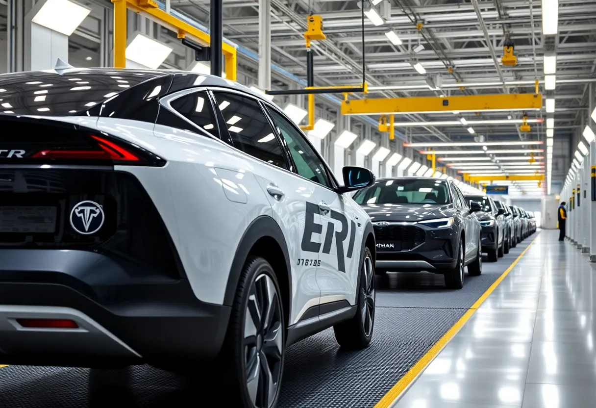 Rivian electric vehicle manufacturing plant in Georgia
