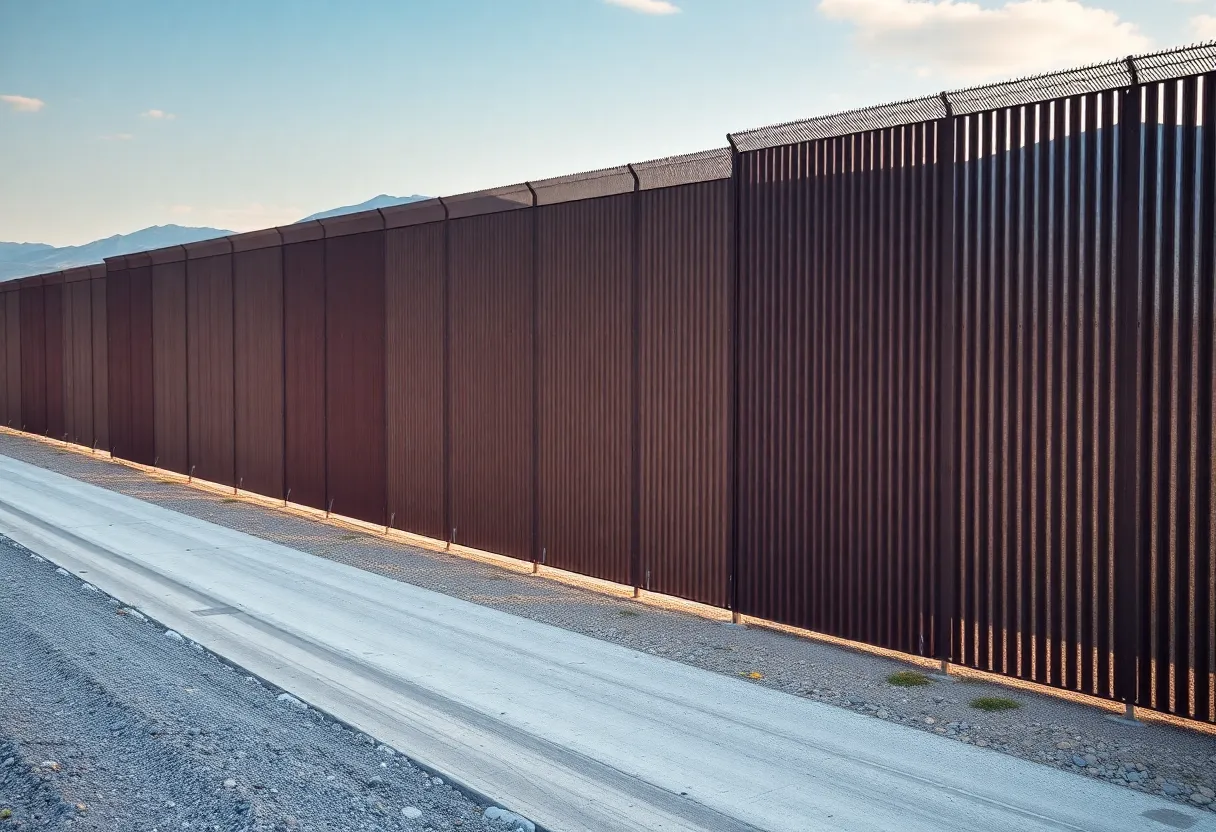 A view of the Smart Wall construction featuring modern technology